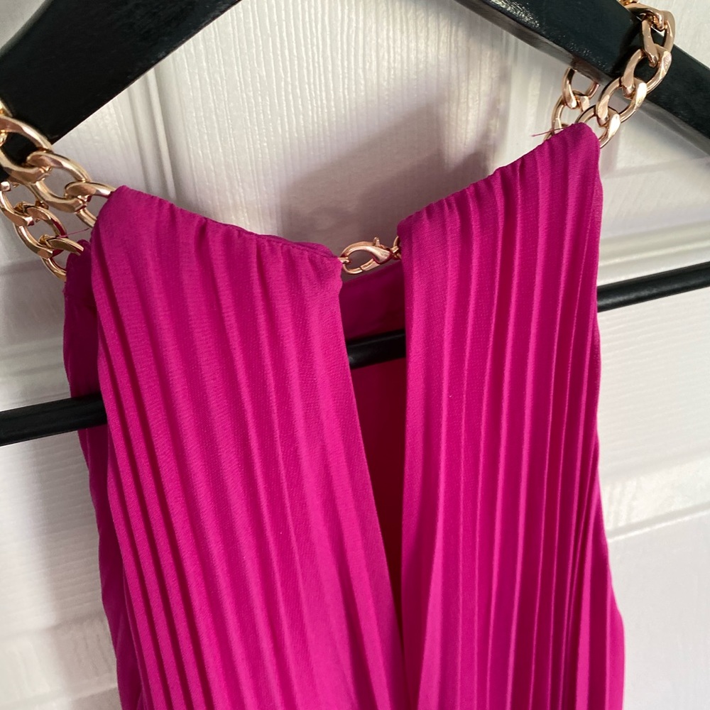 Ted Baker pleated maxi dress